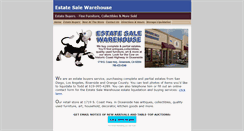 Desktop Screenshot of estatesalewarehouse.com
